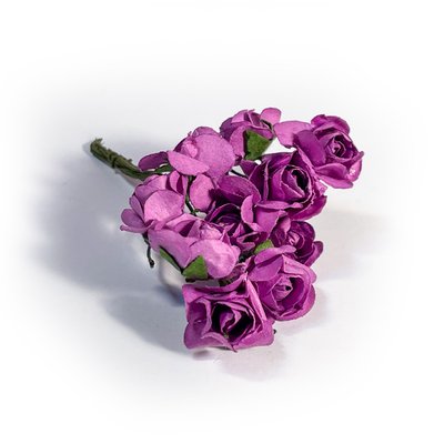 Фіолетові Троянди з паперу для романтичної атмосфери 104450 фото