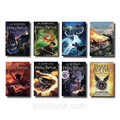 Набір книг "Harry Potter", "Гаррі Поттер" Дж. К. Роулінг англійською мовою (Комплект - 8 книг) 102175 фото