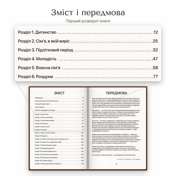 Книга-інтерв'ю для дідуся. Пізнайте&nbsp;глибше його шлях та мудрість