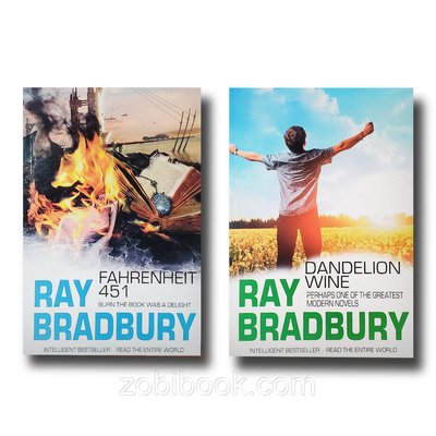 Комплект "Dandelion wine" Ray Bradbury + FAHRENHEIT 451", "451 градус за Фаренгейтом" Рей Бредбері (англійська 101617 фото