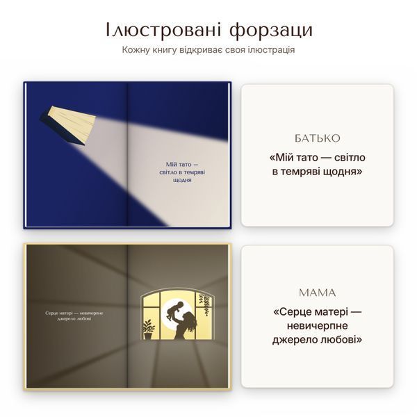 Набір книг-інтерв'ю Батько + Мама. Пізнайте&nbsp;глибше їх шлях та мудрість
