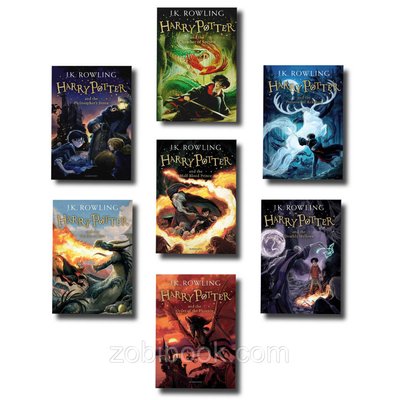 Набор книг "Harry Potter", "Гарри Поттер" Дж. К. Роулинг на английском языке (Комплект - 7 книг) 100867 фото